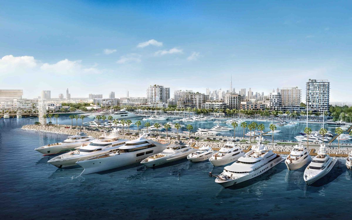 Rashid Yachts & Marina by Emaar, Dubai — Marina-front apartments and penthouses on a working superyacht marina.