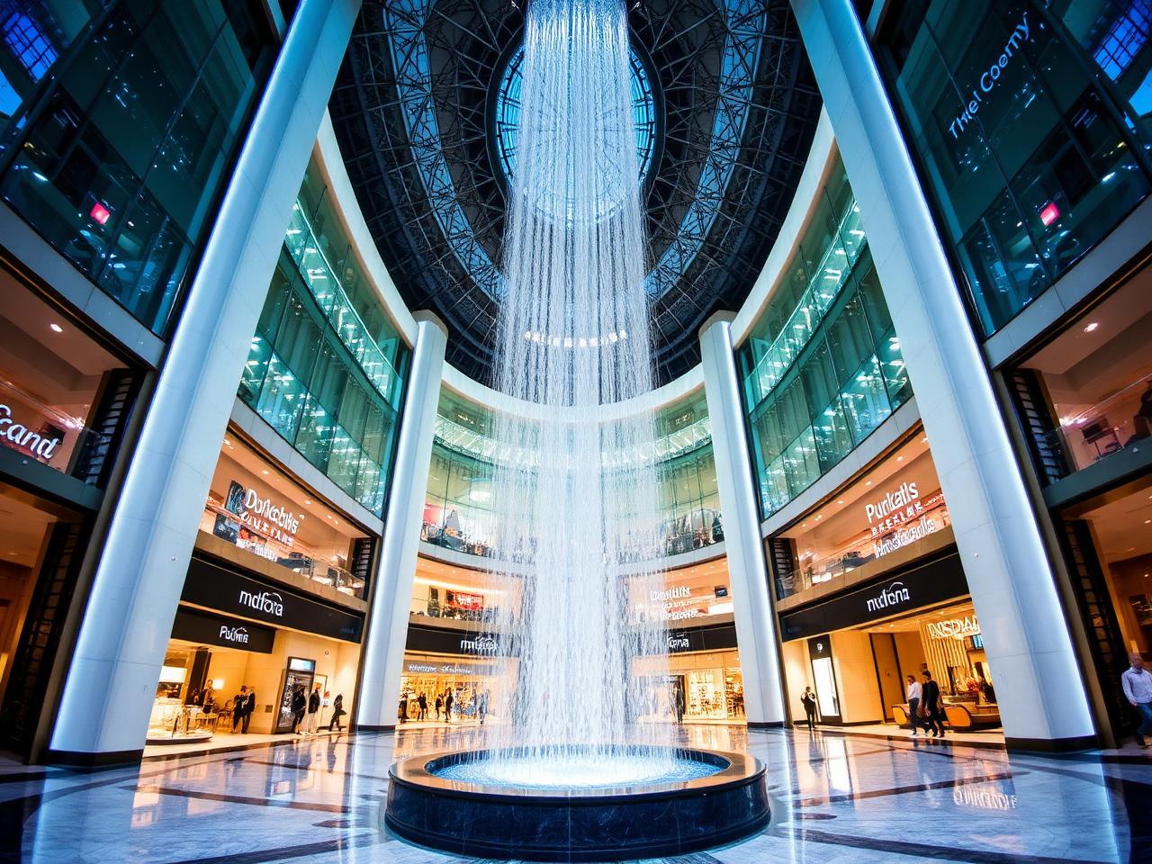 The Dubai Mall atrium, Emaar's flagship retail destination in Downtown Dubai