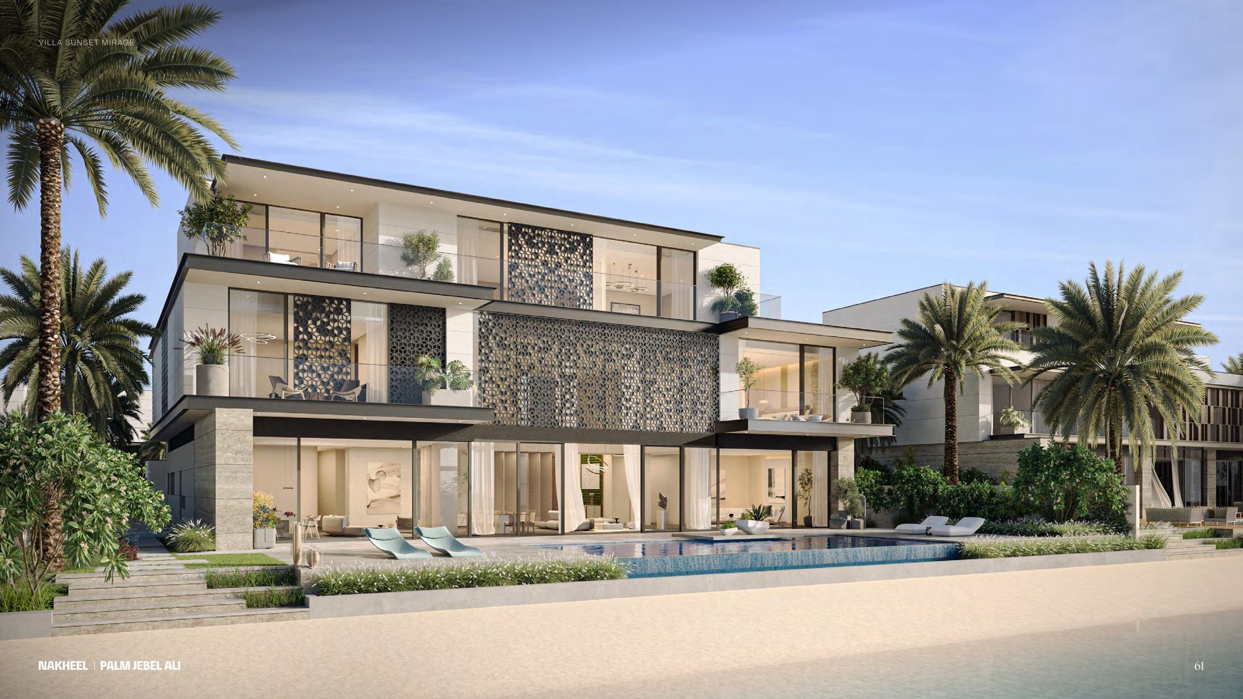 Sunset Mirage, 6 Bedroom Coral villa at Palm Jebel Ali Frond F
